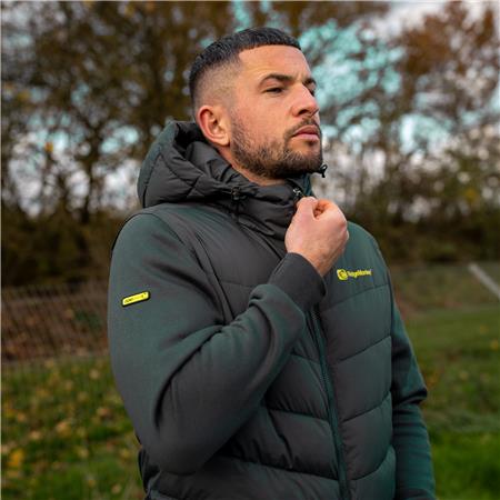 HERRENJACKE - GREEN RIDGE MONKEY APEAREL THERMAPRO HYBRID COAT - GREEN