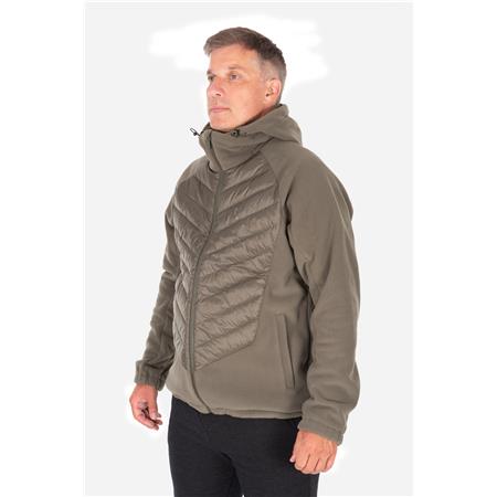 HERRENJACKE - GRÜN FOX EXPLORER FLEECE HOODED JACKET - VERT