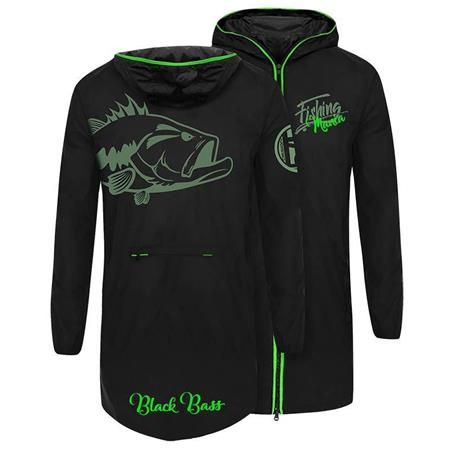 HERRENJACKE HOT SPOT DESIGN K-WAY BASS MANIA - SCHWARZ