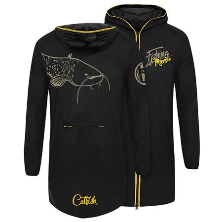 HERRENJACKE HOT SPOT DESIGN K-WAY CATFISHING MANIA - SCHWARZ