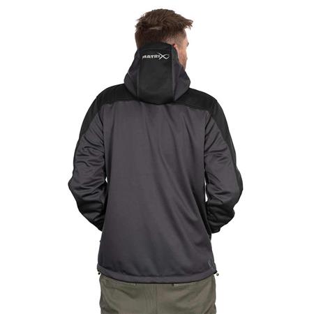 HERRENJACKE - SCHWARZ FOX MATRIX WINDBLOCKER - NOIR