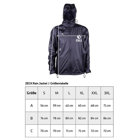HERRENJACKE ZECK RAIN JACKET - SCHWARZ