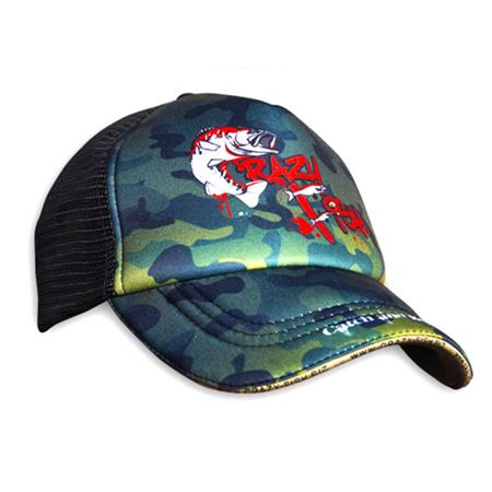 Herrenkappe Crazy Fish Trucker Camo Original
