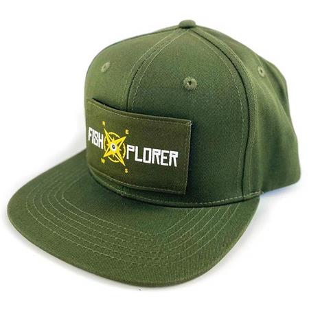 Herrenkappe Fishxplorer Snapback - Pack 3 Klettverschlüsse Für Raubfische