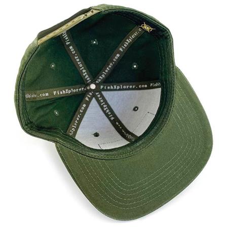 HERRENKAPPE MIT KLETTVERSCHLUSS FISHXPLORER SNAPBACK - GRÜN