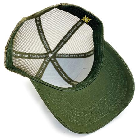 HERRENKAPPE MIT KLETTVERSCHLUSS FISHXPLORER TRUCKER - GRÜN