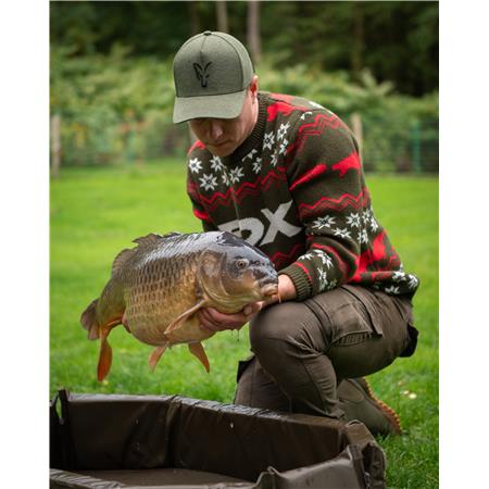 HERRENPULLOVER FOX XMAS JUMPER - KHAKI