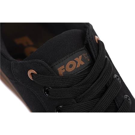 HERRENSCHUHE FOX BLACK CANVAS SHOE