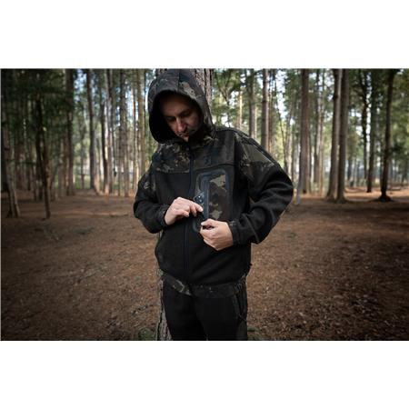 HERRENSWEATSHIRT - CAMO NASH ZERO TOLERANCE NORDIC FLEECE ZIPPED HOODY - CAMO