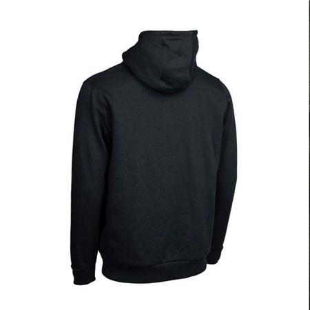 HERRENSWEATSHIRT NASH MAKE IT HAPPEN BADGE ZIPPED - NOIR