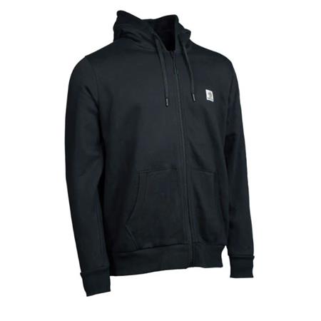Herrensweatshirt Nash Make It Happen Badge Zipped - Noir
