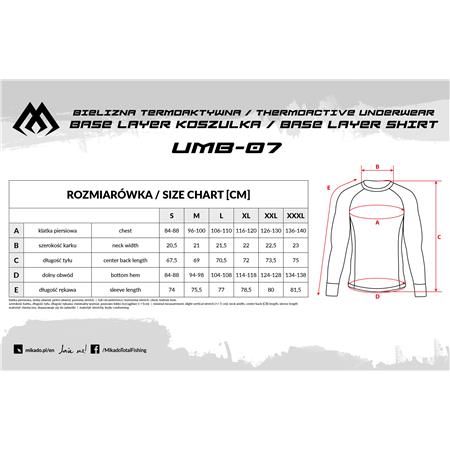 HERRENUNTERWÄSCHE MIKADO THERMOACTIVE UNDERWEAR BASE LAYER SHIRT - SCHWARZ