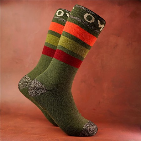 HERRESOKKER ONE MORE CAST PRIMROSE HEEL MERINO - KHAKI