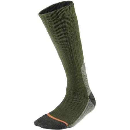 Herrestrømper Geoff Anderson Wizwool Coozy Sock - Grøn