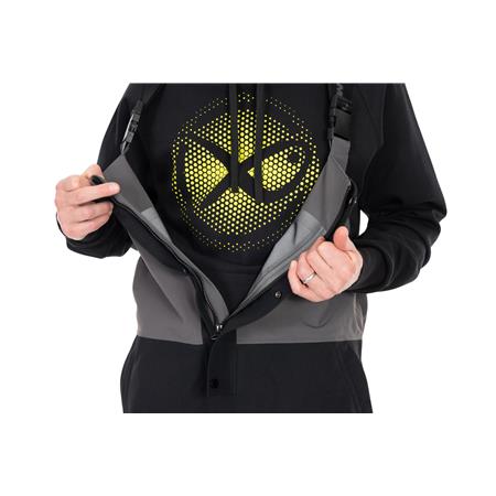 HERREVADER FOX MATRIX PRO-X OUTER SHELL - GRÅ/SORT