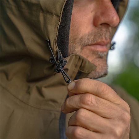 HERRJACKA AVID CARP HYDRO-FORCE 20K PULLOVER JACKET - KAKI