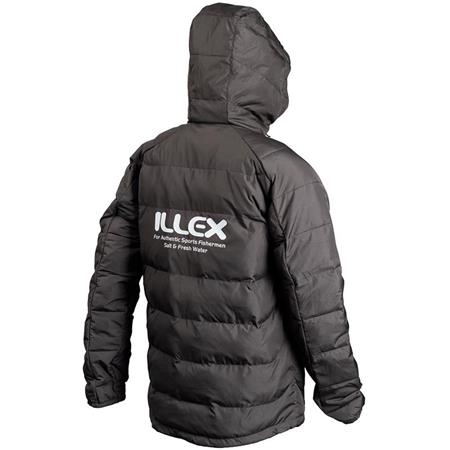 HOODED MEN'S JACKET - BLACK ILLEX À CAPUCHE - NOIR