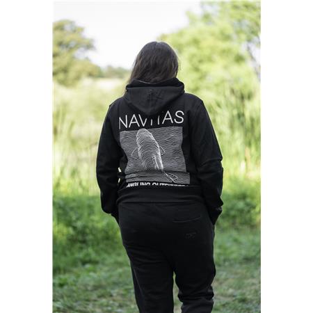 HOODIE HEREN NAVITAS JOY PULLOVER HOOD - ZWART