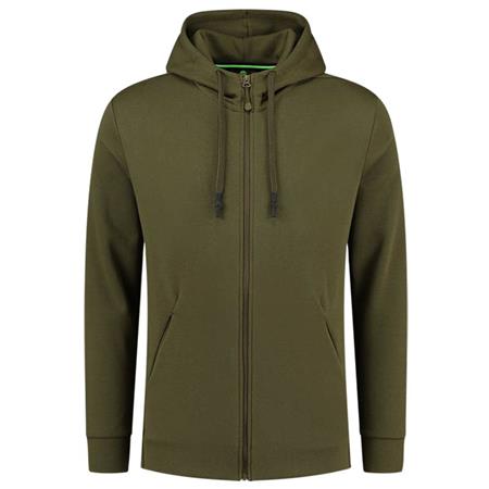 Hoodie Met Rits Voor Heren Korda Kore Zip Pro Hoodie - Olijfgroen