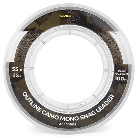 Hoofdlijn Avid Carp Outline Camo Mono Leader