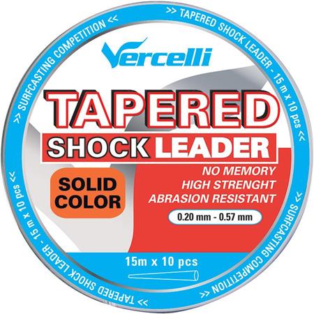 HOOFDLIJN VERCELLI TAPERED SHOCK LEADER ORANGE SOLIDE