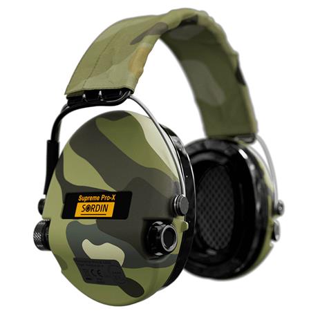 HOOFDTELEFOON VOOR RUISONDERDRUKKING SORDIN SUPREME PRO X CAMO+