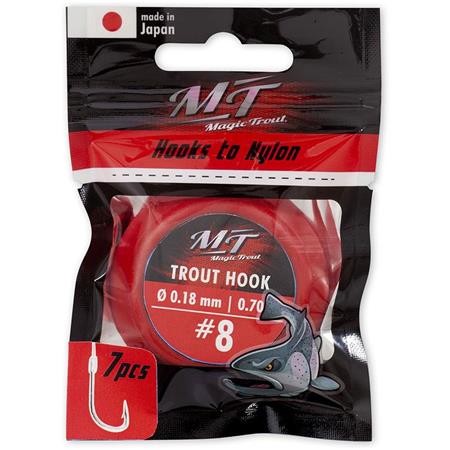 Hook To Nylon Magic Trout Trout Hook - Pack Of 7