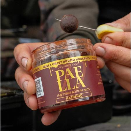 HOOKBAIT ONE MORE CAST PAELLA GRAVY INFUSED HARDENED BOTTOM BAITS