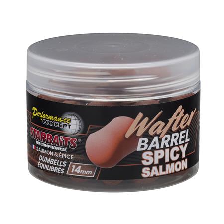 HOOKBAIT STARBAITS PERFORMANCE CONCEPT SPICY SALMON WAFTER BARREL