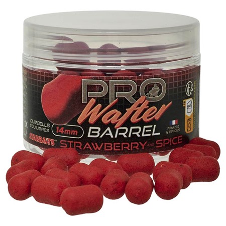 Hookbait Starbaits Pro Strawberry Spice Wafter Barrel