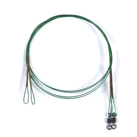 Hooklength Mivardi Wire Leader With Swivel And Loop
