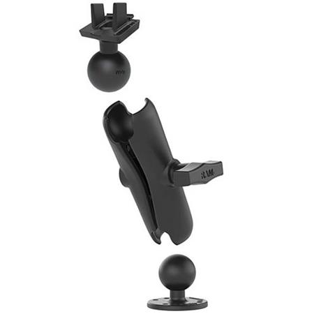 HORIZONTAL SUPPORT RAM MOUNTS FOR HOOK 3, 4 ET 5 / ELITE TI 5 ET 7 WITHOUT CLAMP