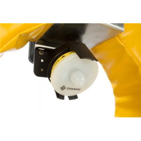 HORSESHOE LIFEBUOY CREWSAVER HAMBLE WITH SELF-RIGHTING LIGHT KIT - YELLOW