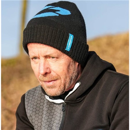 HUE CRESTA CLUB BEANIE - SORT