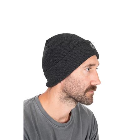 HUE FOX MATRIX GREY BEANIE - GRÅ