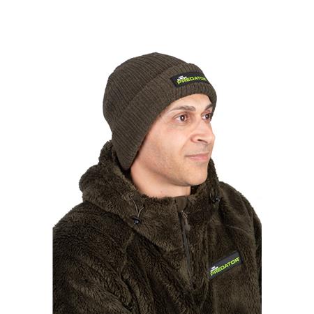 HUE FOX RAGE PREDATOR THERMAL BEANIE - BRUN