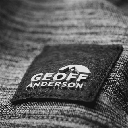 HUE GEOFF ANDERSON WIZWOOL 210 HOOD - GRÅ