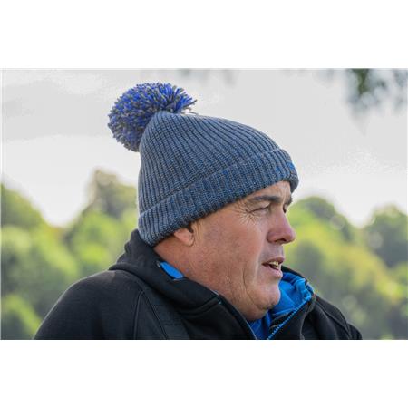 HUE PRESTON INNOVATIONS MARLED BOBBLE - BLÅ
