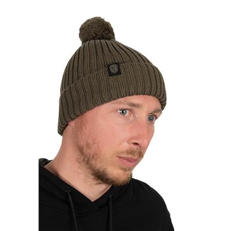 Hue Til Mænd Fox Merino Bobble Hat - Oliven