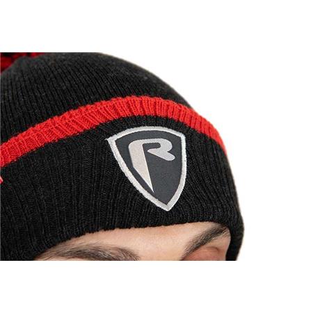 HUE TIL MÆND FOX RAGE VOYAGER DARK GREY BOBBLE HAT - SORT