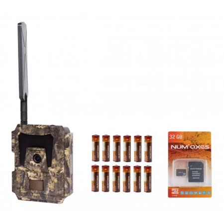 Hunting Camera Pack Numaxes Pie1046 + 12 Piles Aa + Carte Mémoire 32Gb