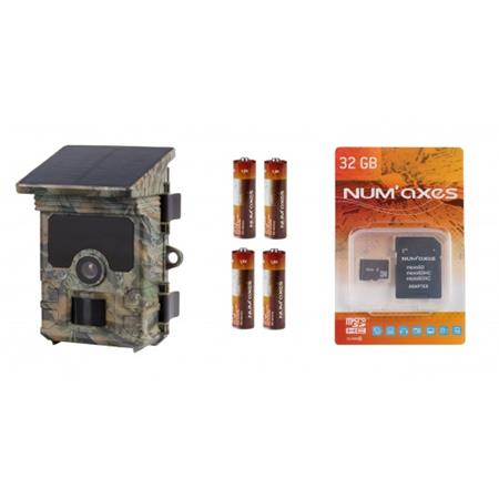 Hunting Camera Pack Numaxes Pie1060 + 4 Piles Aa + Carte Mémoire 32Gb