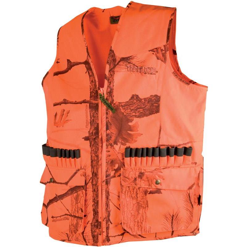 orange camo hunting vest