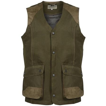 Hunting Vest Percussion Sologne Brown
