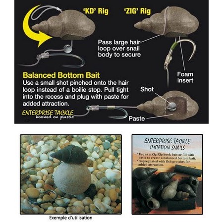 Imitación De Caracol De Agua Dulce Enterprise Tackle
