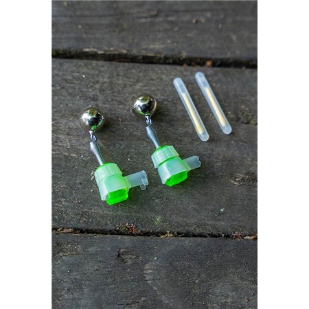 INDICATEUR DE TOUCHE ZEBCO AFTER DARK SNAPLIGHT SINGLE BELL 2 PACK