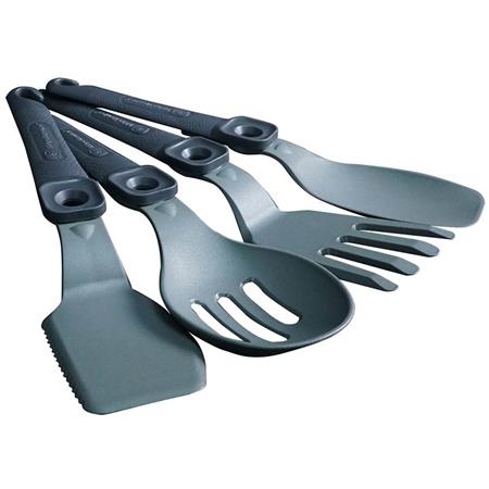 IS GEBRUIKSKLAAR RIDGE MONKEY Q-LOCK UTENSIL SET