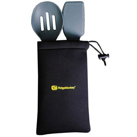 IS GEBRUIKSKLAAR RIDGE MONKEY Q-LOCK UTENSIL SET