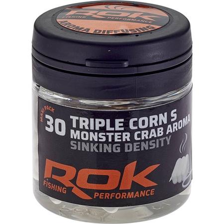 Isca Artificial + Amolgação Rok Fishing Triple Corn S Sinking Density