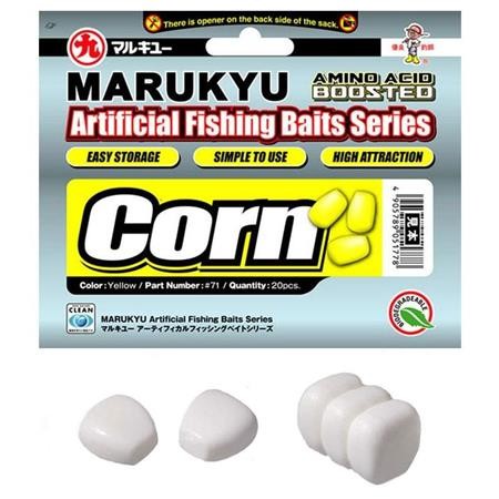 Isca Artificial Marukyu Corn - Blanc